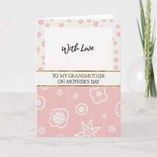 Grandmother Mothers Day Art Card