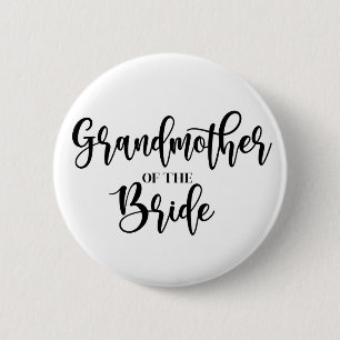 Grandmother of the Bride Button