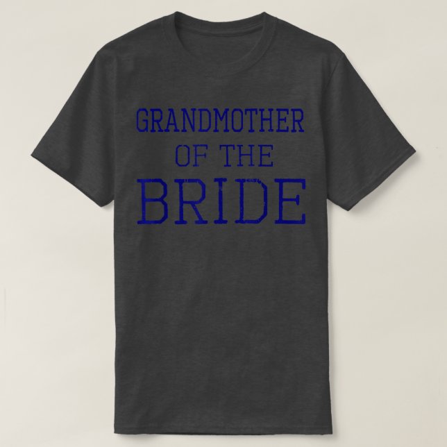 Grandmother of the Bride - Coordinating Wedding Pa T-Shirt (Design Front)