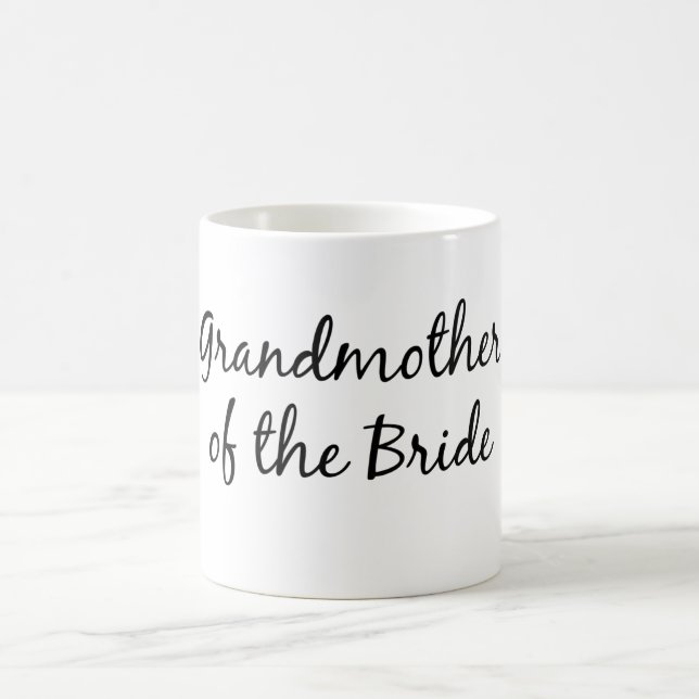 Grandmother of the bride mug (Center)