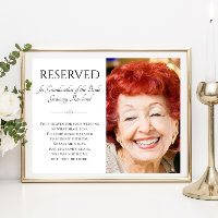 Grandmother of the Bride Photo Memorial Wedding