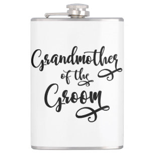 Grandmother of the Groom Hip Flask