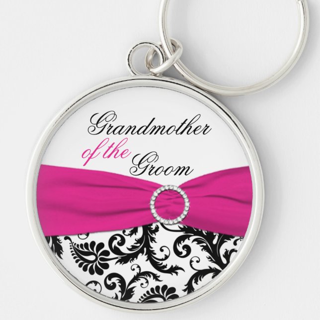 Grandmother of the Groom Keychain (Front)