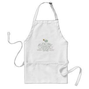 Grandmother Poem with Birds Standard Apron