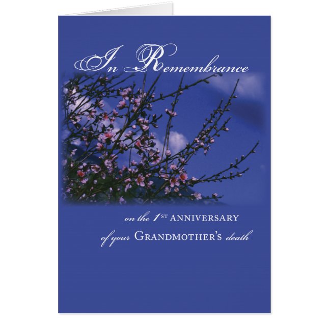 Grandmother, Remembrance 1st Anniversary (Front)
