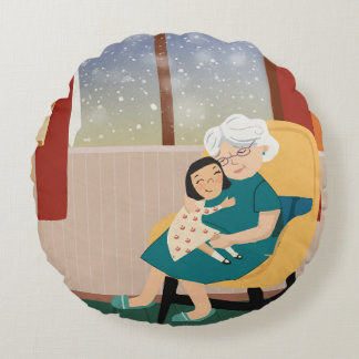 Grandmother Round Cushion