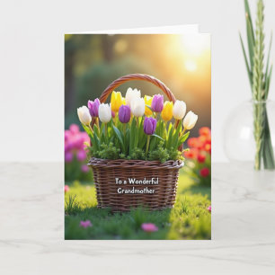 Grandmother Spring Bloom Card