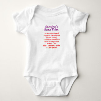 Grandmothers are the Rulers of the World Baby Body Bodysuit