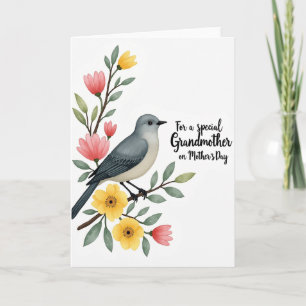 Grandmothers Day Blossom Branch Card
