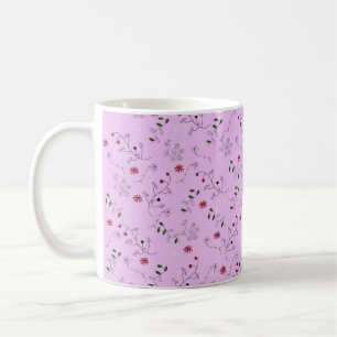 Grandmother's Flower Garden Pattern Coffee Mug