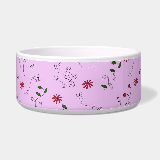 Grandmother's Flower Garden Pattern Pet  (Front)
