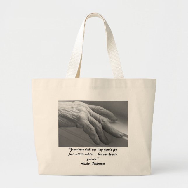 Grandmothers Large Tote Bag (Front)