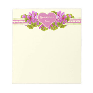 Grandmother's Love Notes Pink Hearts