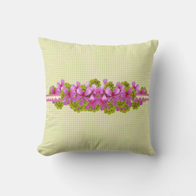 Grandmother's Love Plaid Cushion (Front)