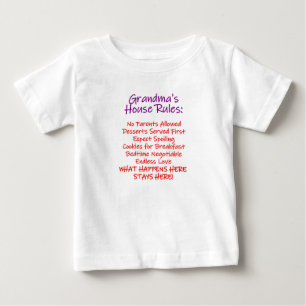 Grandmothers Rule the World Baby T-Shirt