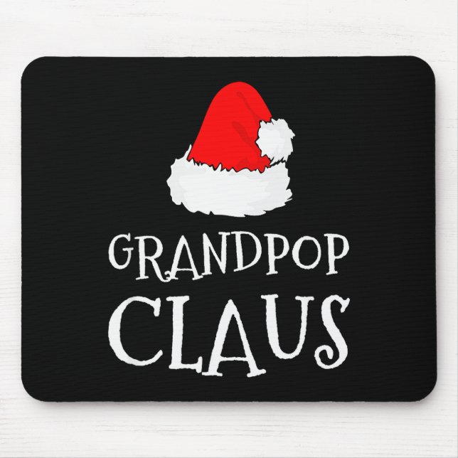 Grandp Claus Christmas Santa's Pajama Family Match Mouse Pad (Front)