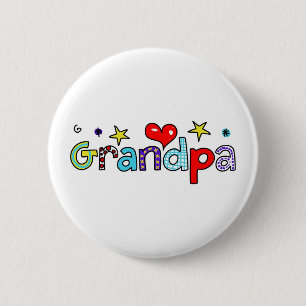 Grandpa 6 Cm Round Badge