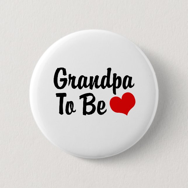 Grandpa 6 Cm Round Badge (Front)