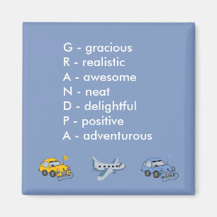 Grandpa Acrostic Magnet