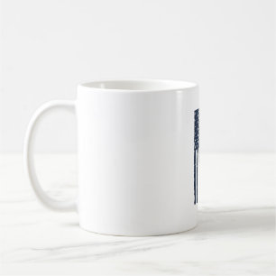 Grandpa American Flag Distressed Patriotic Design_ Coffee Mug