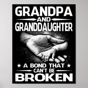 Grandpa And Granddaughter A Bond That Can't Be Bro Poster