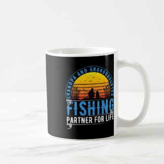 Grandpa And Granddaughter Fishing Buddies For Life Coffee Mug