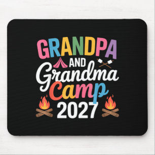 Grandpa and grandma camp 2027 grandparents camping mouse pad