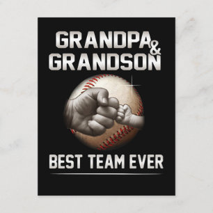 Grandpa And Grandson Best Team Ever Invitation