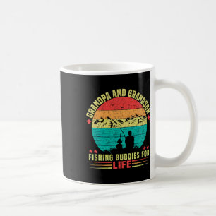 Grandpa And Grandson Fishing Buddies For Life 1 Coffee Mug