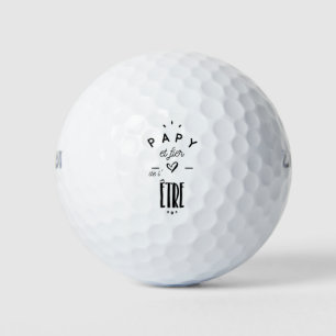 Grandpa and proud of being golf balls