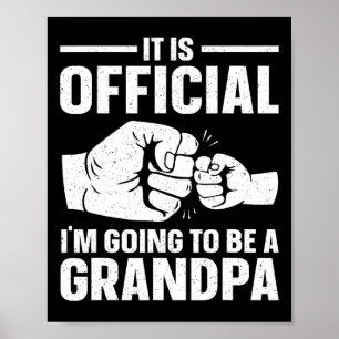 Grandpa Art For Men Fathers Day Grandparent Grandf Poster
