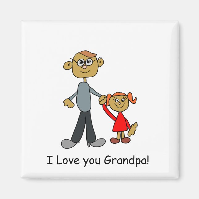 Grandpa_Art Magnet (Personalise) (Front)