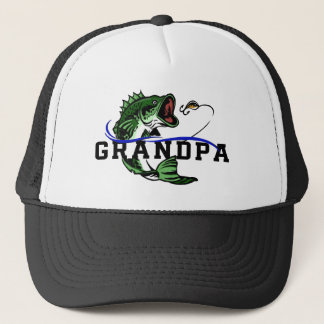 Grandpa Bass Fishing Keep'n it Reel Trucker Hat