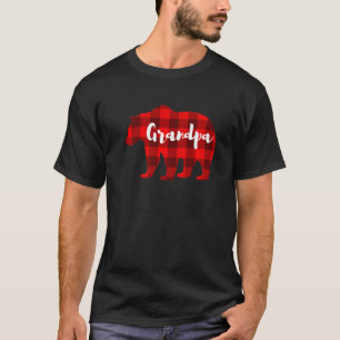 Grandpa Bear Clothing Men Grandparent Family Match T-Shirt