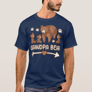 grandpa bear  for mens, grandpa bear 3 cub shirt 