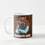 Grandpa Bear Grandfather Granddaughter Grandson Coffee Mug<br><div class="desc">Grandpa Bear Grandfather Granddaughter Grandson Twins Gift. Perfect gift for your dad,  mum,  papa,  men,  women,  friend and family members on Thanksgiving Day,  Christmas Day,  Mothers Day,  Fathers Day,  4th of July,  1776 Independent day,  Veterans Day,  Halloween Day,  Patrick's Day</div>