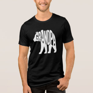 Grandpa Bear Tri-Blend Shirt