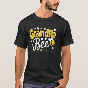 Grandpa Bee Family Matching Beekeeper Cute Bee Gra T-Shirt