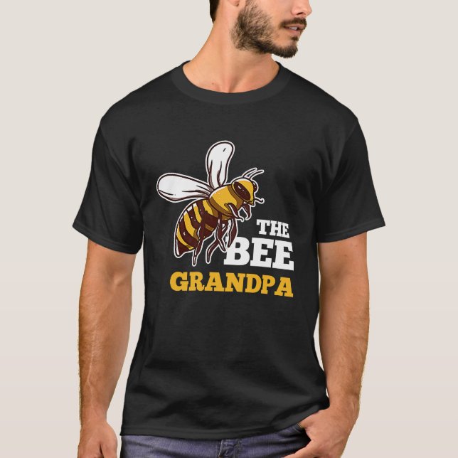 Grandpa Bee Insect Animal Hornet Beekeeper Men T-Shirt (Front)