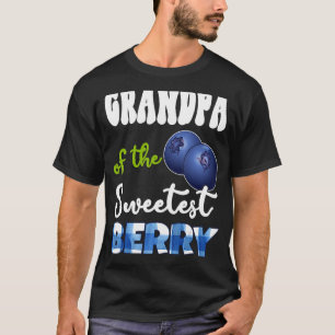Grandpa Berry 1st Birthday Blueberry Theme Sweetes T-Shirt