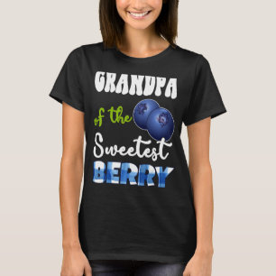 Grandpa Berry 1st Birthday Blueberry Theme Sweetes T-Shirt