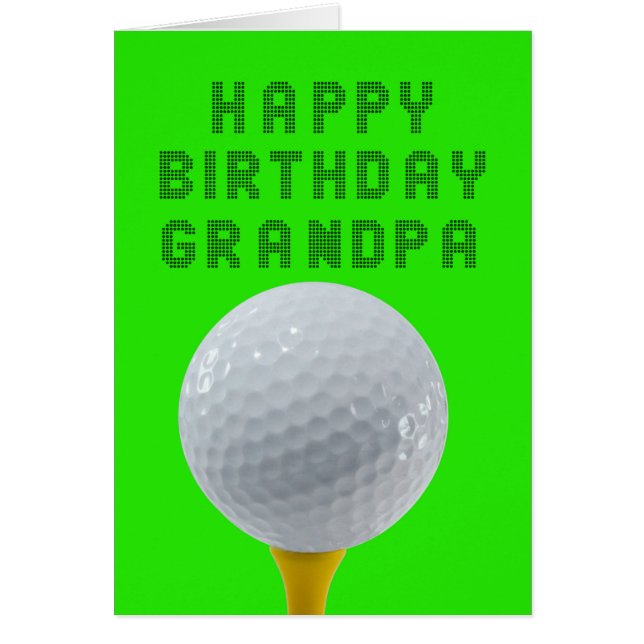 Grandpa Birthday Golf (Front)