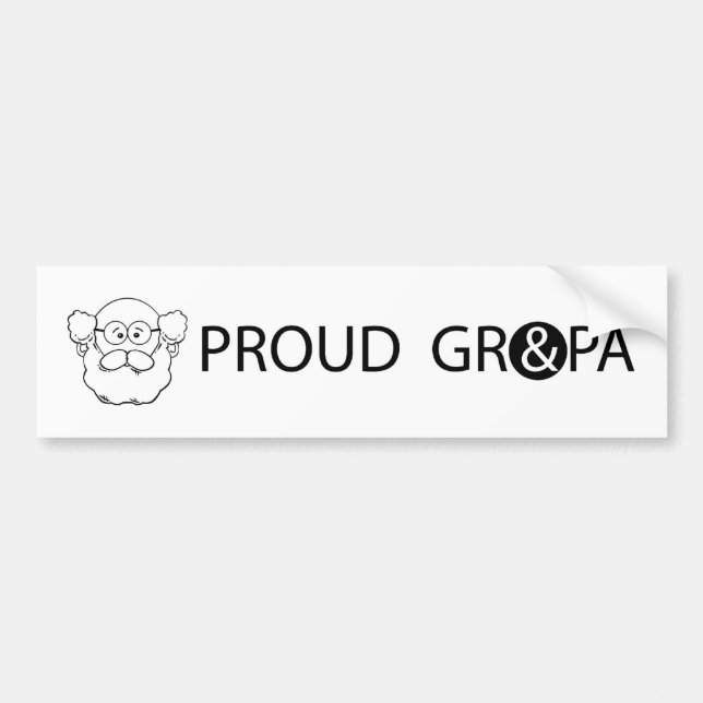 GRANDPA_BUMPER STICKER1 BUMPER STICKER (Front)