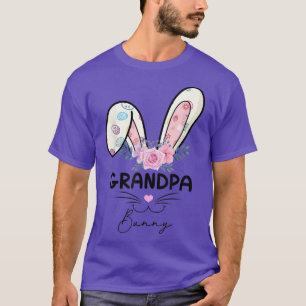 Grandpa Bunny Easter Eggs Happy Easter Day Women T-Shirt