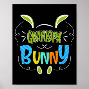 Grandpa Bunny Premium Tri-blend _1  Poster