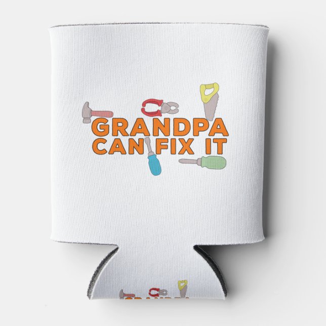 Grandpa Can Fix It Cooler (Front)