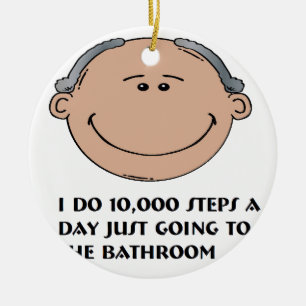 Grandpa Ceramic Tree Decoration