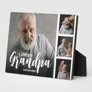 Grandpa Customised Photo Collage Plaque