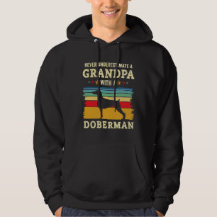 Grandpa Doberman Dog Dog Owner Dog Lover Grandpa D Hoodie