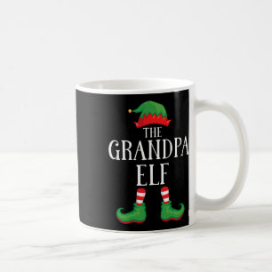 Grandpa Elf Matching Group Xmas Funny Family Chris Coffee Mug